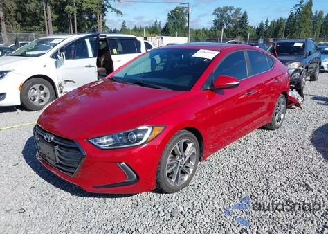 2017 Hyundai Elantra Limited from USA, damaged, VIN 5NPD84LF8HH074864